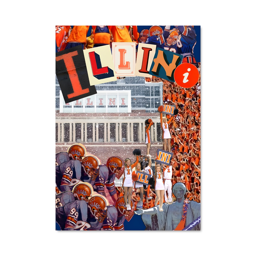 Poster Fighting Illini Spirit